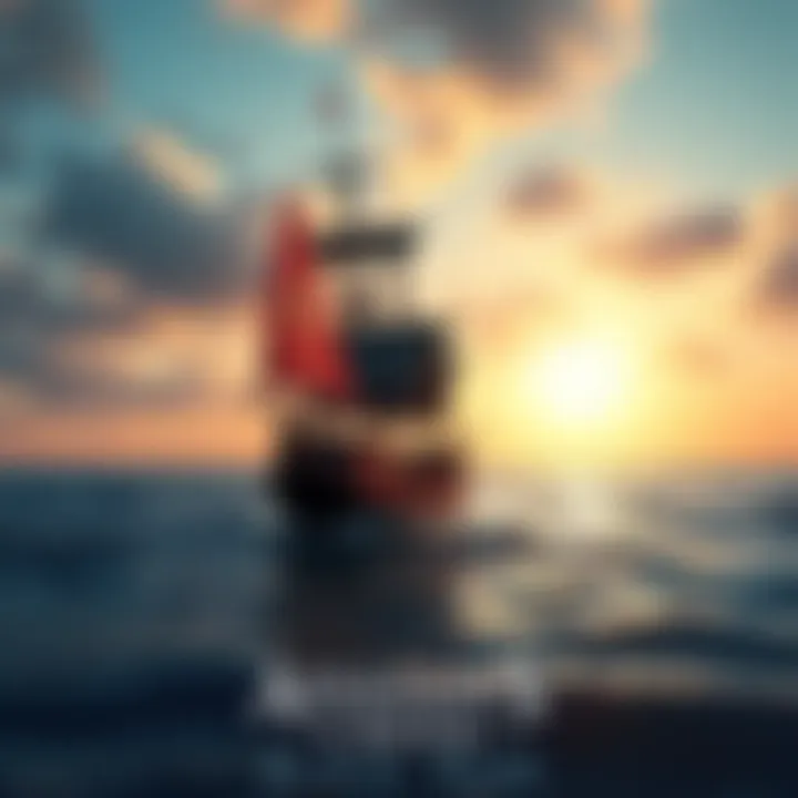 Assassin's Creed: Black Flag Remake Announcement A colorful scene featuring a pirate ship sailing on the ocean, symbolizing the remake of Assassin's Creed: Black Flag.