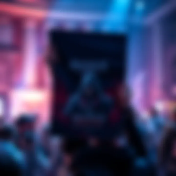 A fan holding a poster of the Assassin's Creed Black Flag remake, showing excitement and nostalgia for the game.