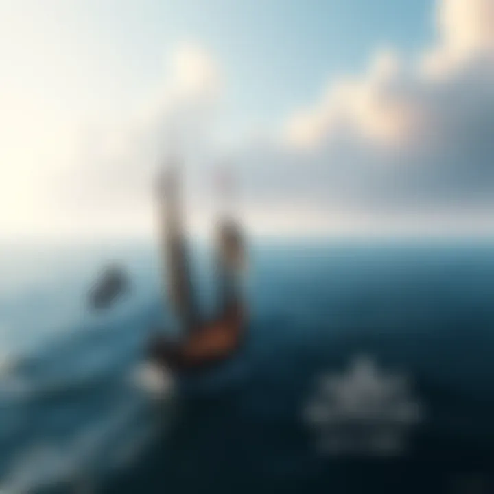A pirate ship sailing on the ocean with the Assassin's Creed logo in the sky, representing the resynced version of Black Flag.