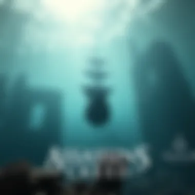 Assassin's Creed: Black Flag Resynced A scene from Assassin's Creed: Black Flag Resynced showing a pirate ship near underwater ruins, reflecting the game's underwater gameplay.