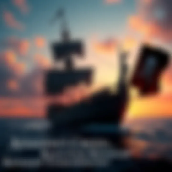 A pirate ship sailing on the ocean with a pirate flag, symbolizing the reveal of Assassin's Creed Black Flag Resynced featuring Anne Bonny.