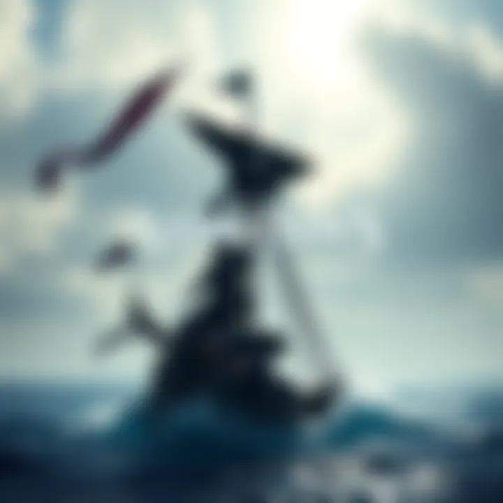 Assassin's Creed Black Flag Resynced Cover Cover art featuring a pirate ship on the ocean with a pirate character in action, showcasing the gameโs enhanced graphics and features.
