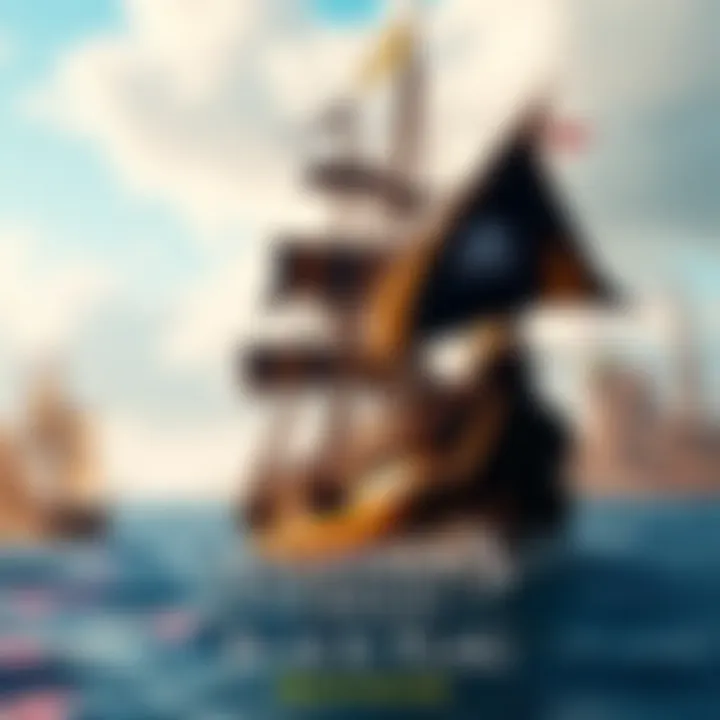 Assassin's Creed Black Flag Resynced Trailer A screenshot from Assassin's Creed Black Flag Resynced showing a pirate ship sailing on a vibrant sea with historical elements in the background.