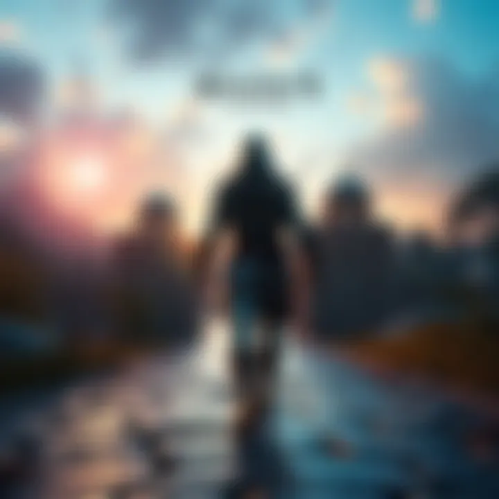 A gamer stands at a crossroads deciding between Assassin's Creed Valhalla and Odyssey, with images of both game covers displayed.