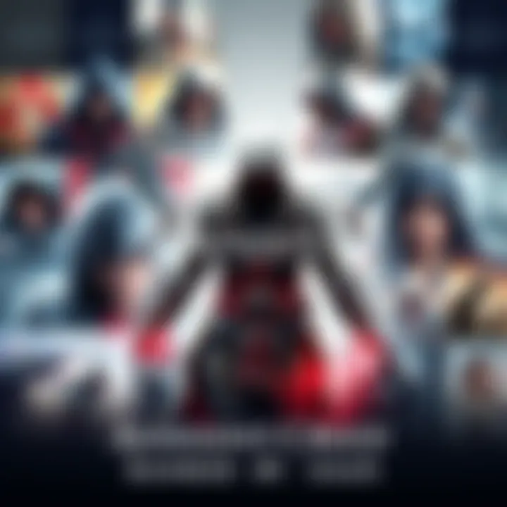 Collage of various Assassin's Creed game covers showcasing top-selling titles