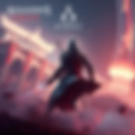 Artwork showing Assassin's Creed Mirage with highlighted changes to its executable after Denuvo removal