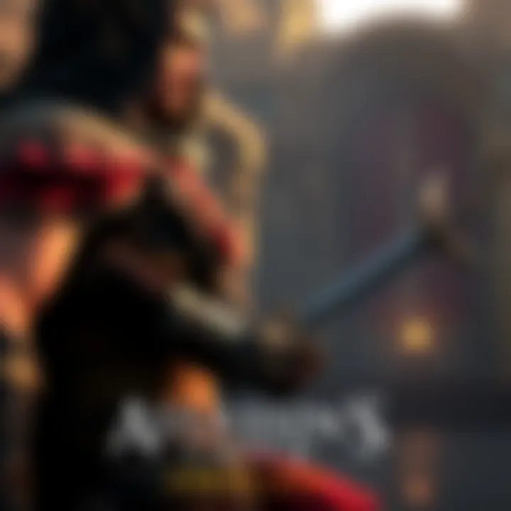 Character from Assassin's Creed Origins engaging in stealth gameplay in an ancient setting