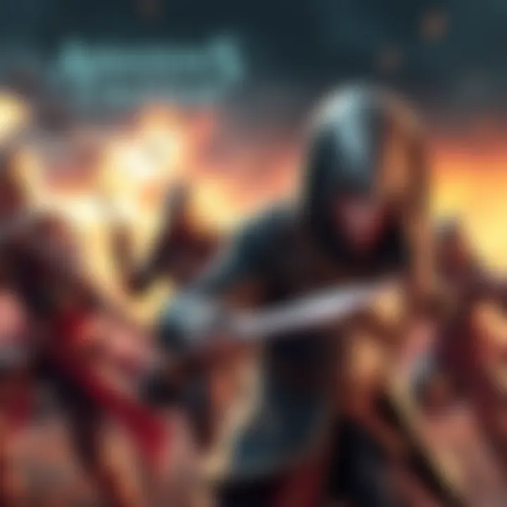 A scene showcasing characters from the Assassin's Creed series engaged in a thrilling adventure.