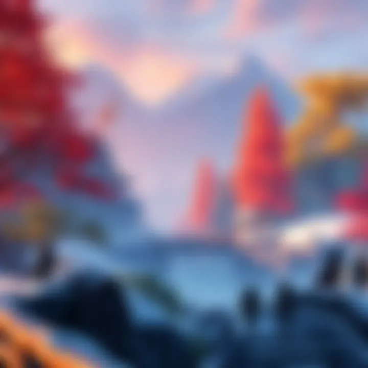 A scene showing fast seasonal transitions in Assassin's Creed Shadows, highlighting changing environments and player interactions, capturing the game's vibrant visuals