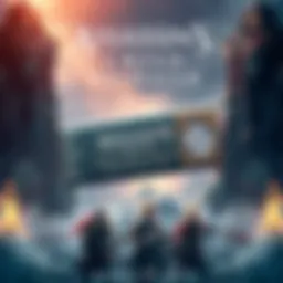 An illustration of the Global PC Key for Assassin's Creed Valhalla, featuring Viking elements and game art in the background