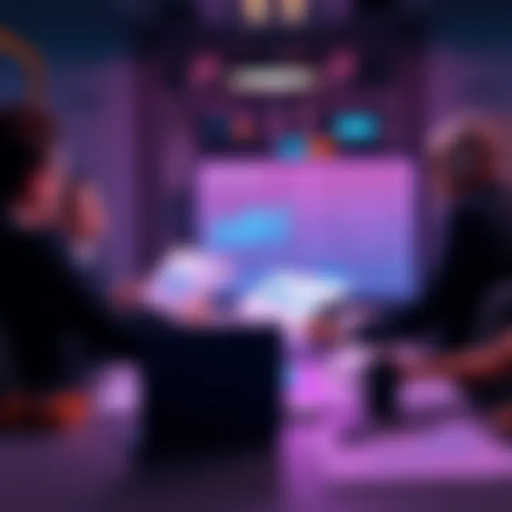 A business meeting with charts and graphs discussing the value of investing in FFAR.