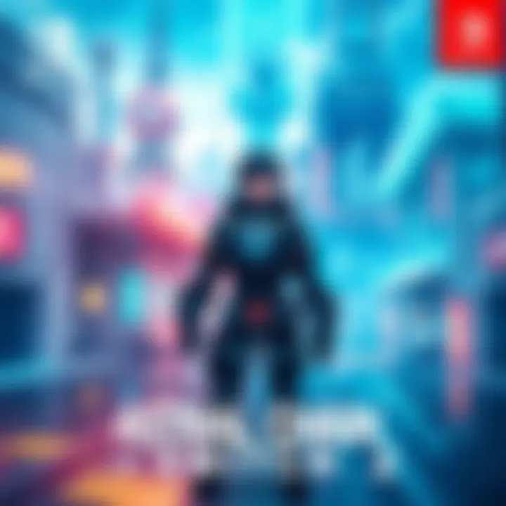 Astral Chain on Switch 2 Character from Astral Chain standing in a futuristic cityscape with upgraded graphics and vibrant colors on Switch 2