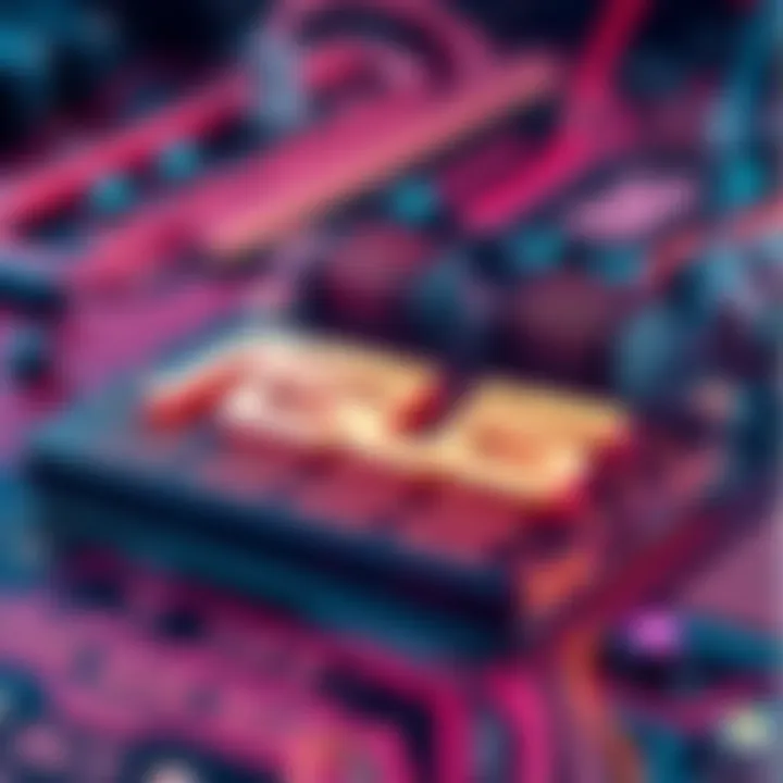A graphic showing ASUS logo with DRAM chips and memory circuits, indicating their plan to enter the memory market by 2026.