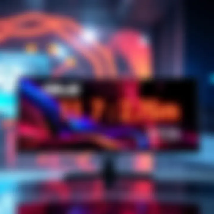 Asus OLED monitors showcased with sales figures highlighted, symbolizing 2.7 million units sold in 2025, appealing to gamers.