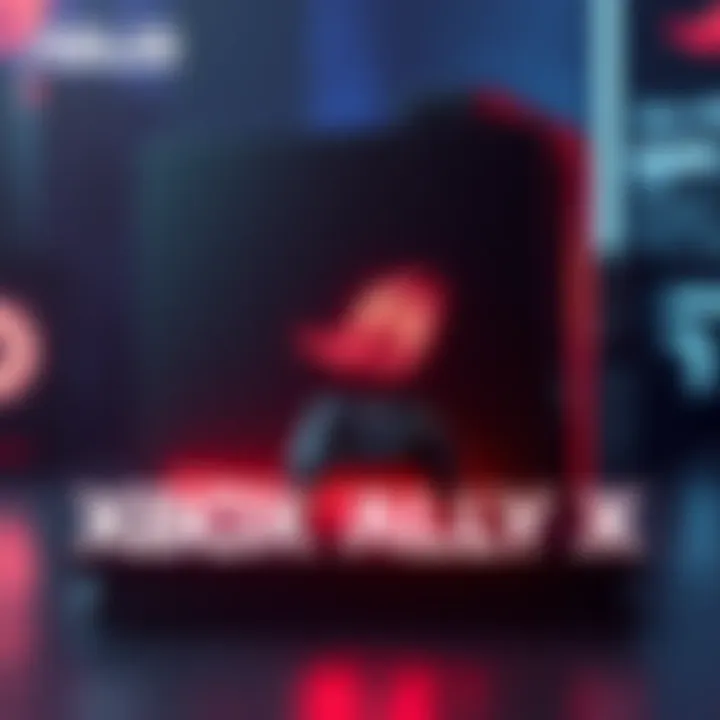 ASUS Republic of Gamers logo with Xbox Ally X console, highlighting the summer 2025 launch