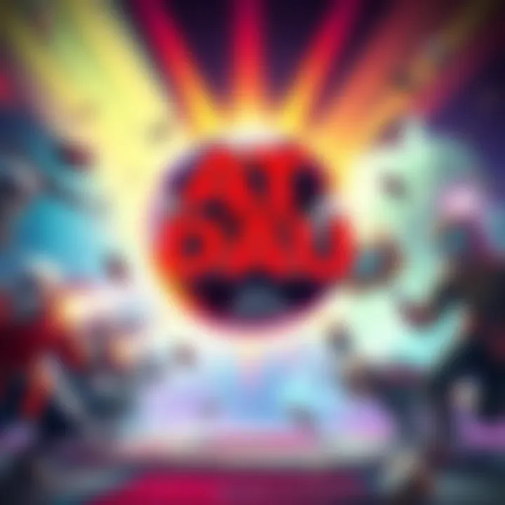 A colorful poster announcing the return of the AT Rey Dau event with gaming elements and excitement.