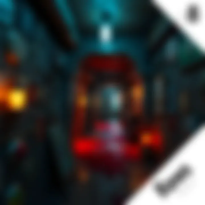 Atelier to Attic Passage in Re8 View of the red-marked passage from Atelier to Attic in Re8, showing hidden spots and items