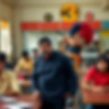 A scene from the movie 3 Idiots showing characters in a classroom setting, with a hint of ATF's logo in the background, symbolizing their unexpected connection to the film.