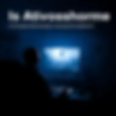 A gamer immersed in a dark room, illuminated only by a computer screen showing a haunting game scene, emphasizing mood over graphics.