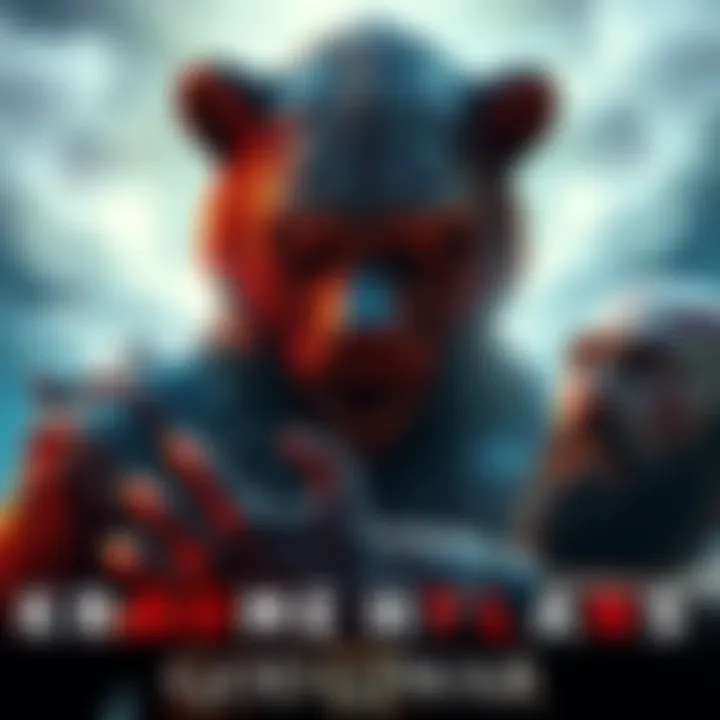 Atreus shifts back to human form from a bear, with Kratos looking on, showing an emotional expression.