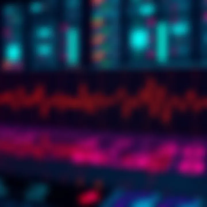 A visual representation of audio frequency change, showing the shift from 7.40 to 7.39 with sound waves and graphs.