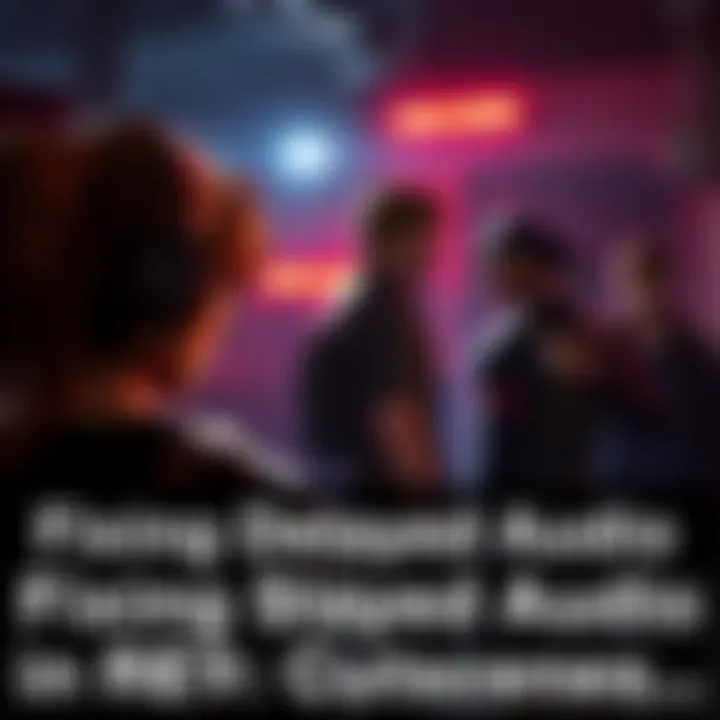 Audio Sync Issue in RE9 Cutscene A scene from RE9 showing characters with out-of-sync audio during a cutscene