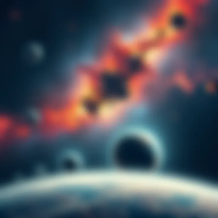 Cover art for the audiobook featuring a cosmic scene with stars and planets, symbolizing an expansive universe.