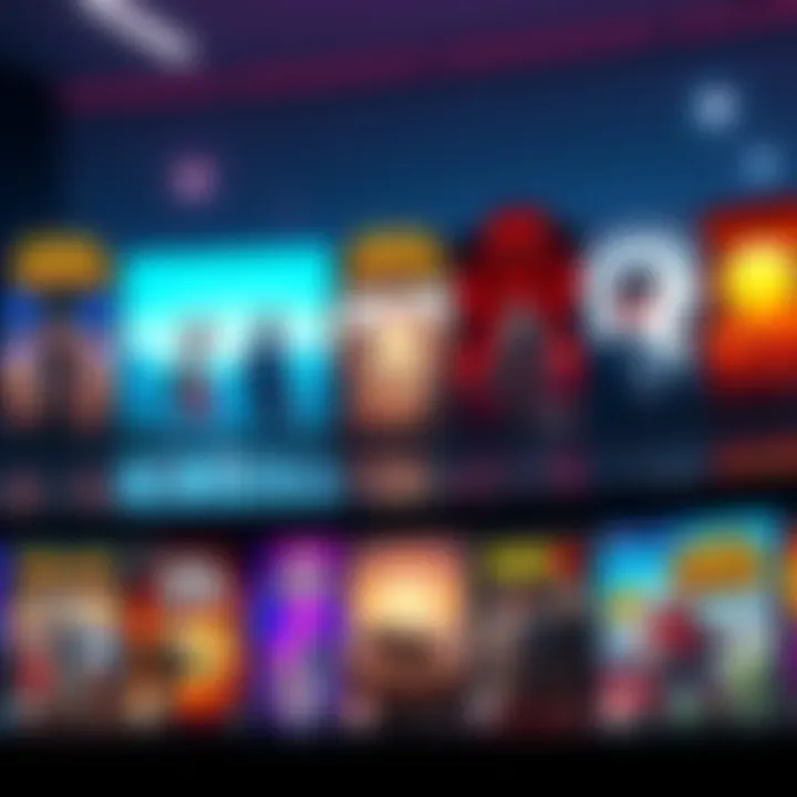 A colorful display of game covers from the August 2025 Humble Choice, highlighting titles like Persona 5 Royal and My Time at Sandrock.