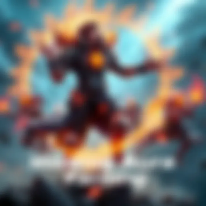 A character surrounded by a glowing aura, enhancing their speed and effectiveness in a game. Nearby allies are visibly influenced by the aura's boost.
