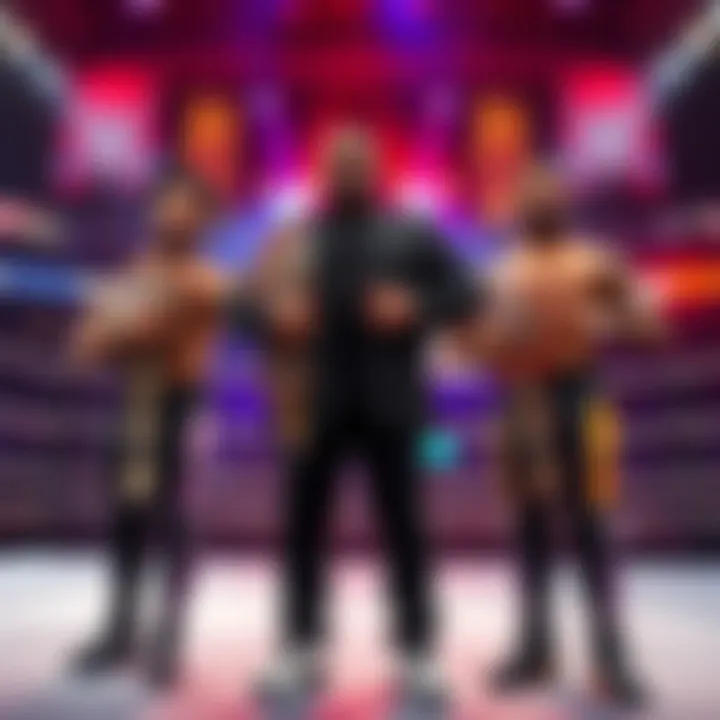 Austin Creed, Kofi Kingston, and Xavier Woods Leave WWE Kofi Kingston and Xavier Woods standing together with championship belts, showing unity as they leave WWE, with a backdrop of a wrestling ring.