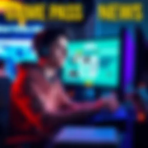 A gamer sitting in front of a computer looking distressed while checking Game Pass status on the screen