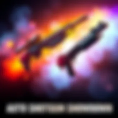 Two auto shotguns, Twinfire and Frenzy, displayed with vibrant backgrounds representing their unique features and excitement of the game.