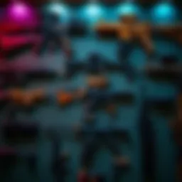 A display of various non-raid auto and pulse rifles highlighting legendary and exotic designs for gamers.