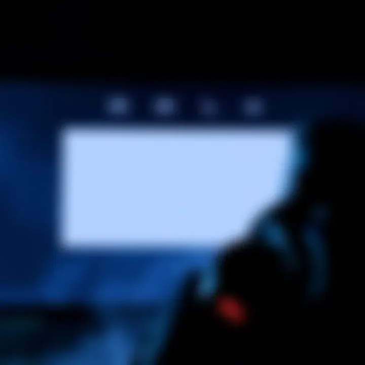 A screenshot showing a blank space where Ava should be in the BL4 trailer, with the game's logo in the background