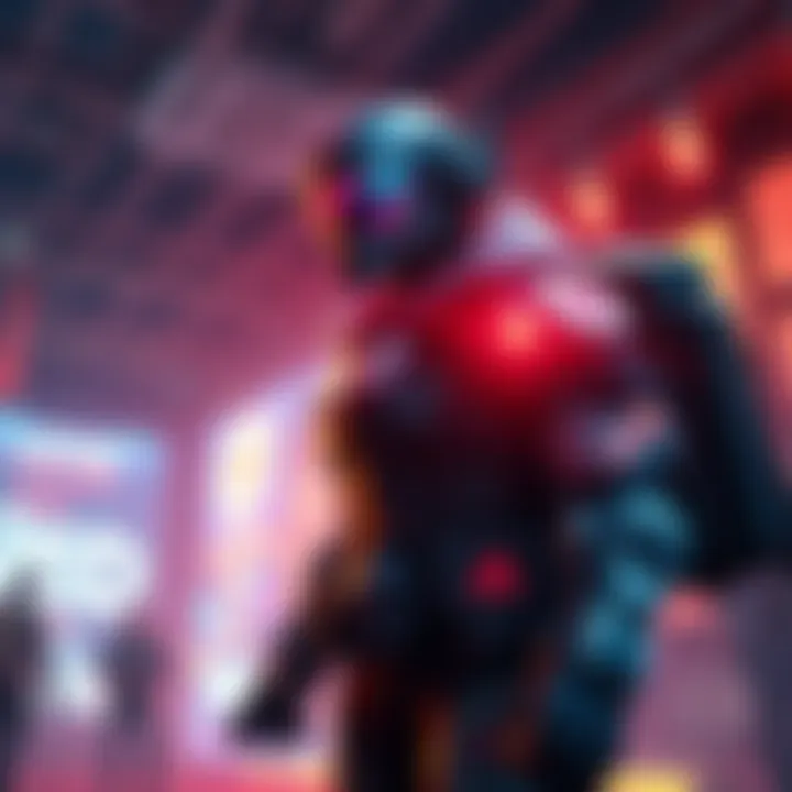 Avant Garde Gear Overview A character showcasing Avant Garde gear in a gaming environment, highlighting its unique look and features.