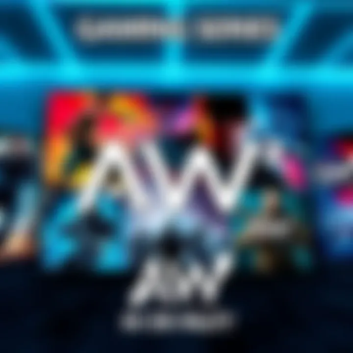 A collage of game covers featuring AW1, AW2, and the Control AWE DLC in a vibrant gaming setting