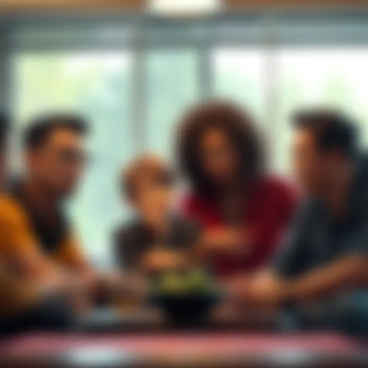 Characters in a game struggle to understand each other's emotions, causing confusion and humor during a family gathering.