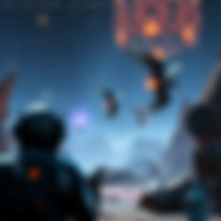 Ayatan Stars in Gameplay A player listening for sounds from Ayatan Stars during a mission in a game environment.