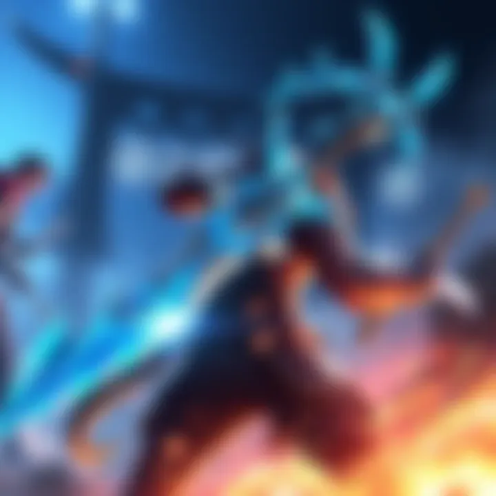The Azure Dragon Crescent Glaive being wielded by a character, showcasing its sleek design and impressive speed during combat.