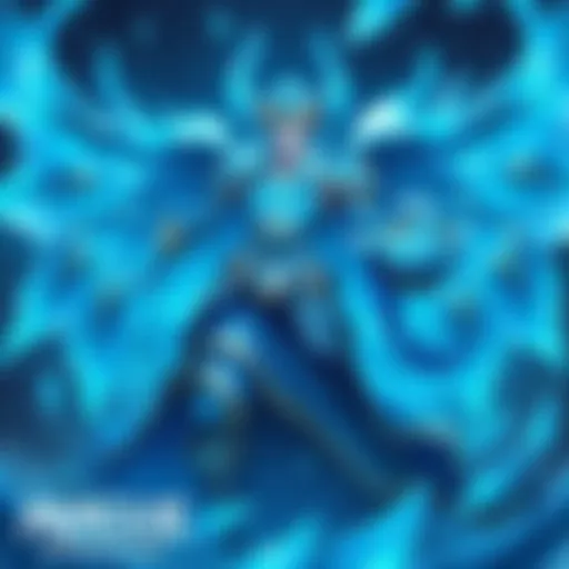 A new mage card featuring the Azure Queen Sindragosa, showcasing her icy blue colors and powerful magic effects.