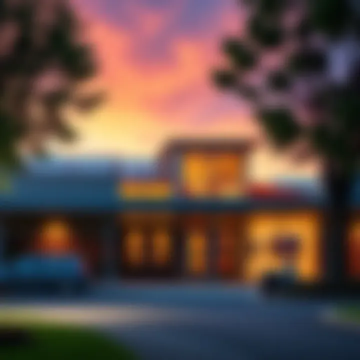 Exterior view of Badham Preschool showcasing the entrance and playground area