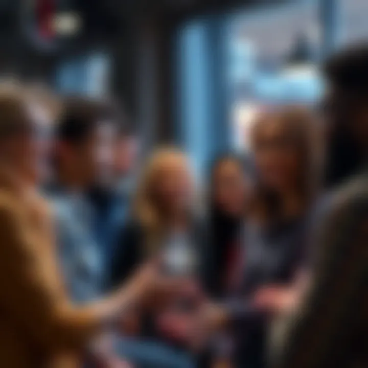 A group of diverse people engaged in a thoughtful conversation, representing fair and balanced moments in discussions.