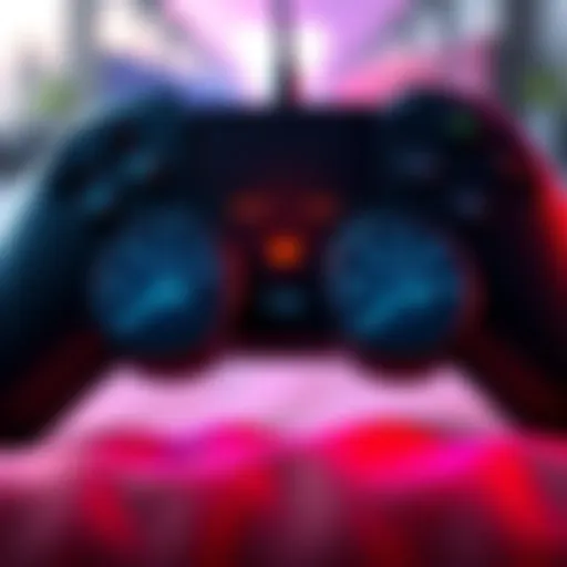 Illustration showing a gaming controller with speed meters for gen speeds and healing speeds balanced equally