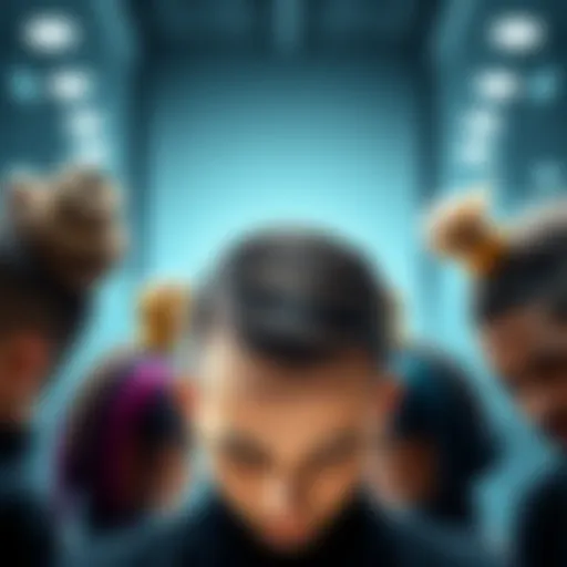 A variety of hairstyles and head accessories for those dealing with baldness, showcasing options for a fresh look.