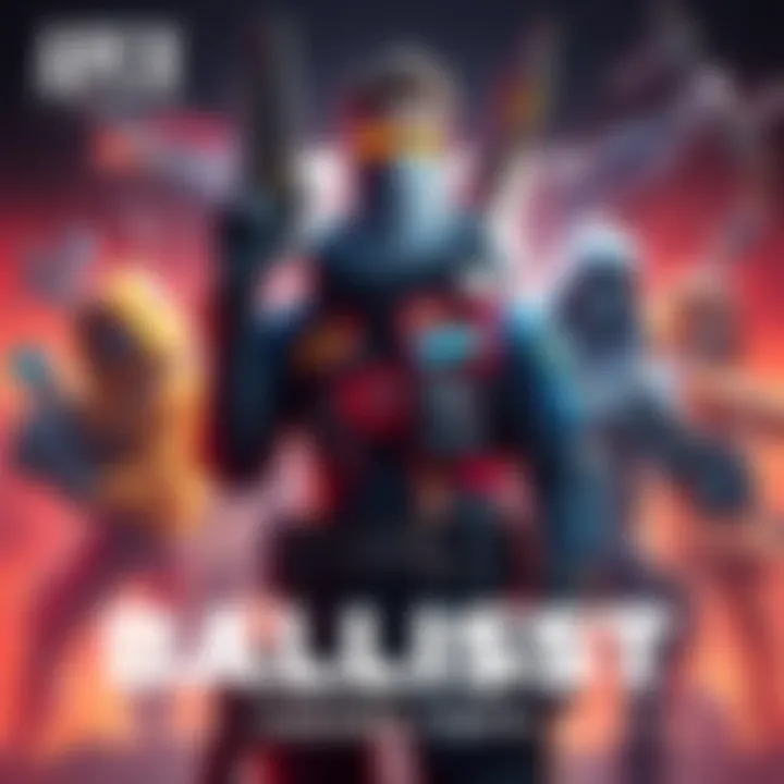Ballistic character in Apex surrounded by other Legends, showing different abilities and interactions