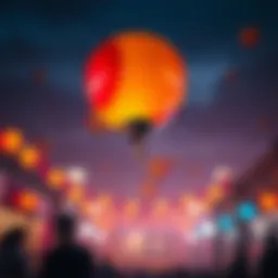 A colorful balloon floating upwards in a scene from the SGF teaser, drawing viewer attention.