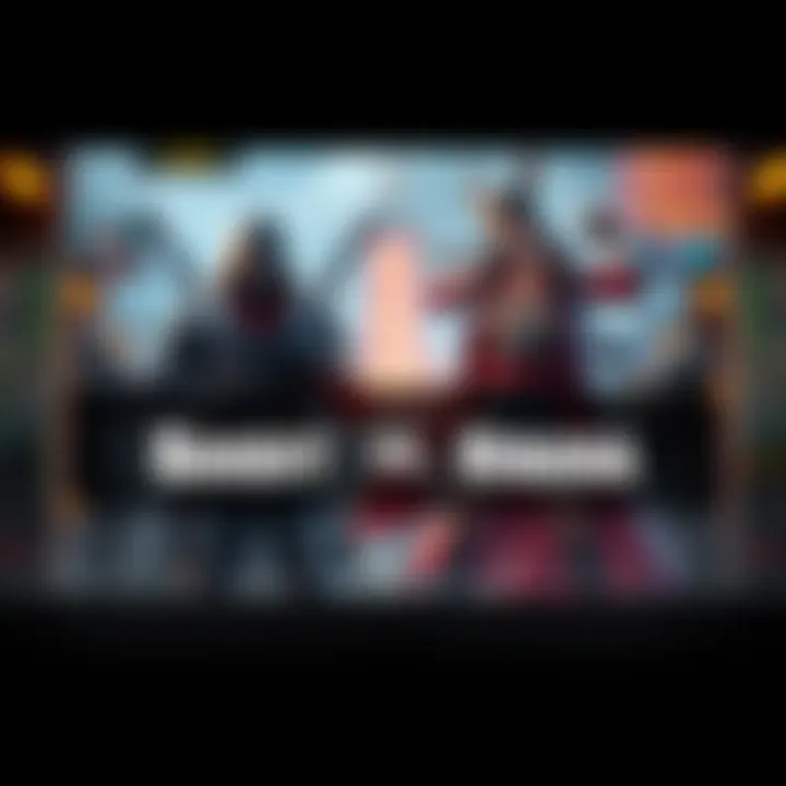 A gaming screen showing the choice between Bandit and Hibana with gameplay elements in the background