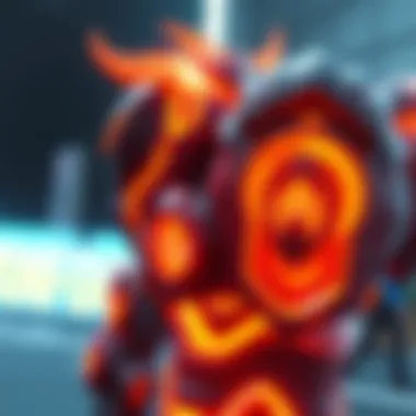 The upgraded Banefire Charger with enhanced features and a bright appearance in the game.