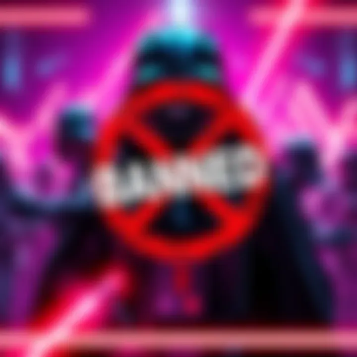 Music Genre Banned from Star Wars A visual representation of the banned music genre with Star Wars elements in the background, showcasing a tension between styles.