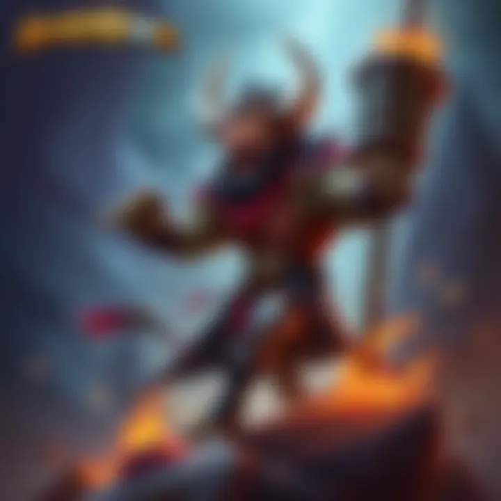 A centaur character named Barak Kodobane from Hearthstone, showcasing a blend of strength and vulnerability in his design.